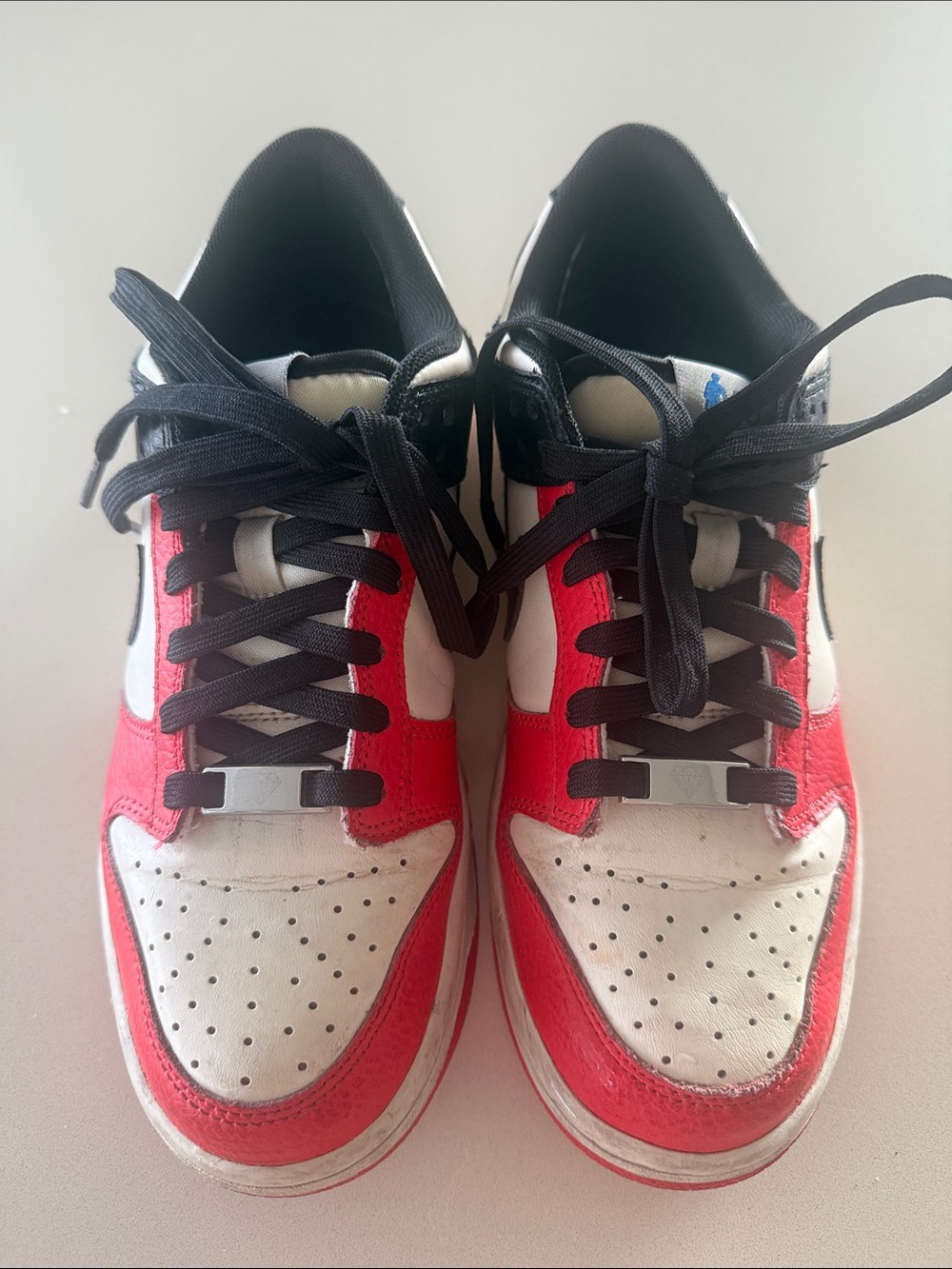 Nike Kids Red, White and Black Low-Top Sneakers